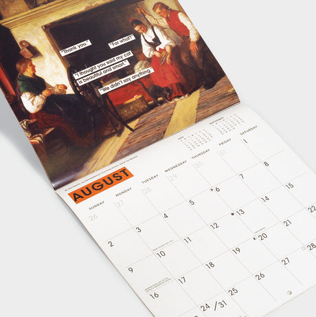 Cat People to Judge in Art and Life 2026 Wall Calendar