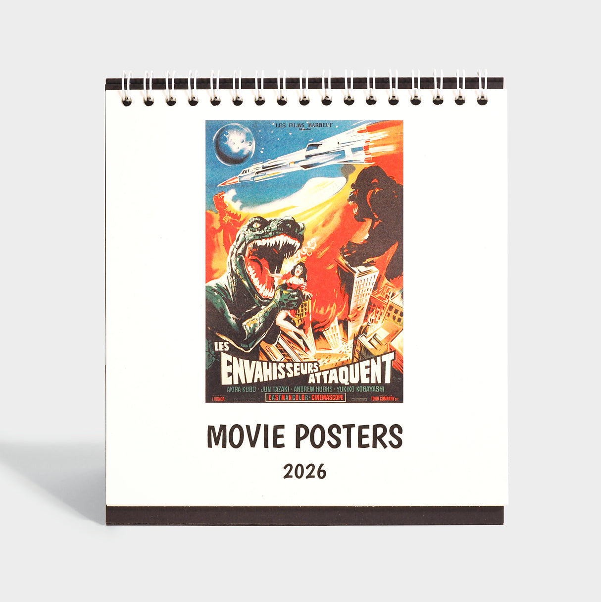 2026 Movie Posters Easel Desk Calendar