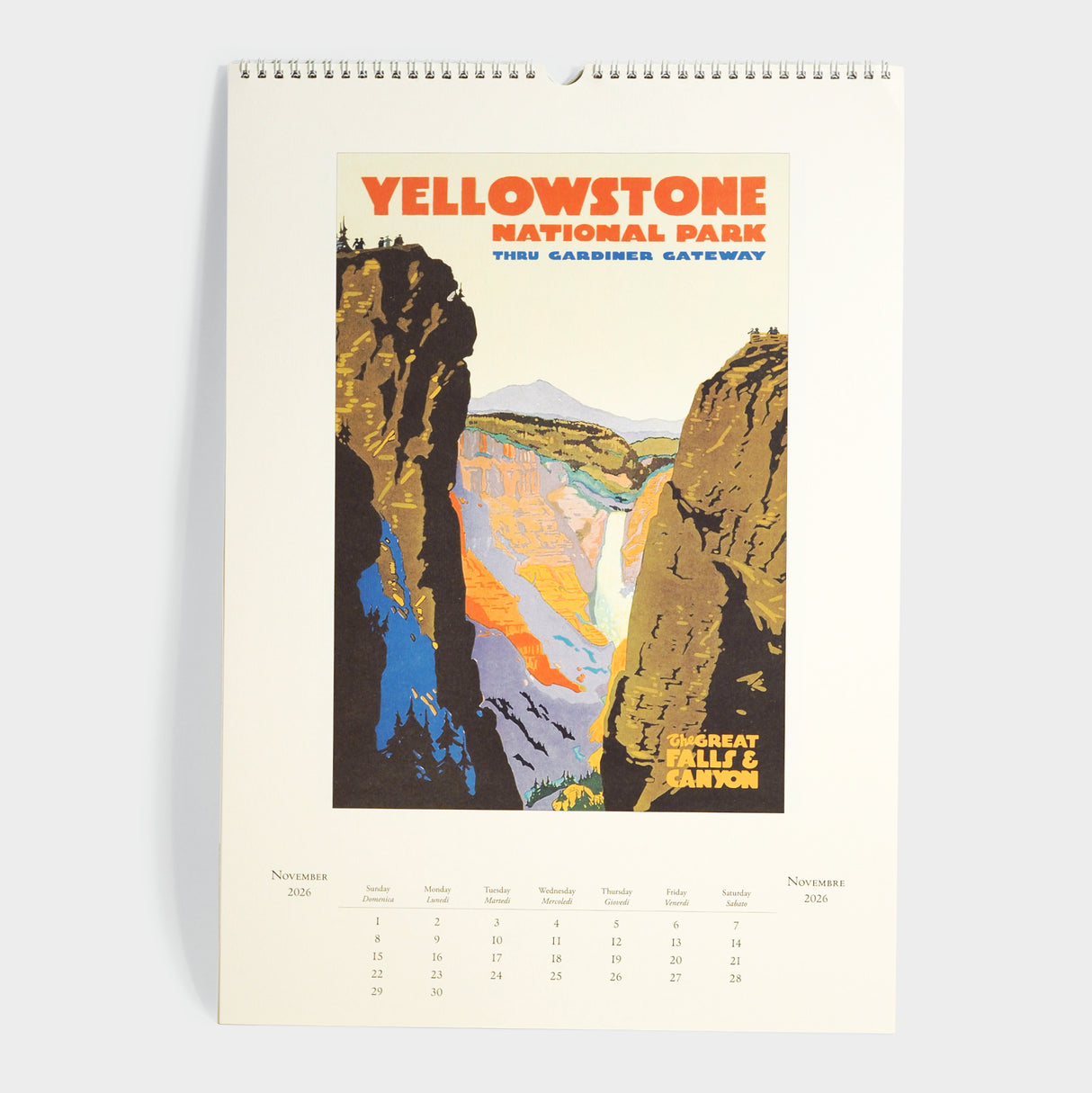 2026 National Parks Wall Calendar