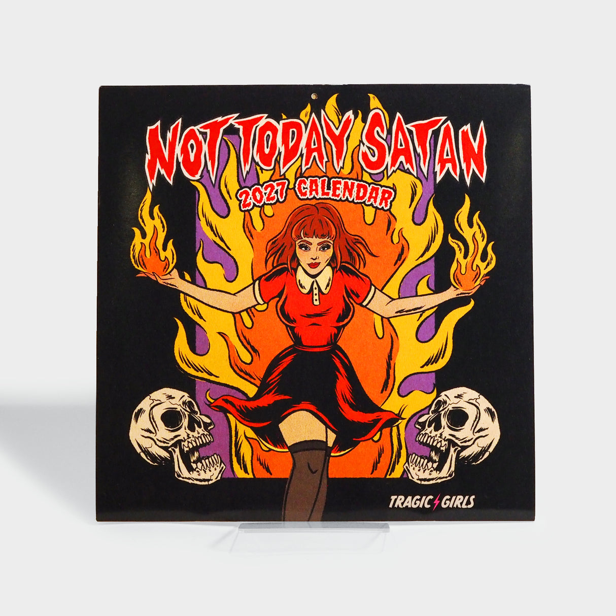 Tragic Girls 2027 Wall Calendar: Not Today Satan