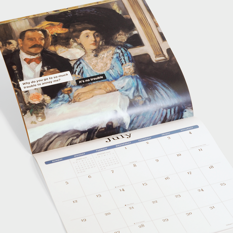 Punk History 2026 Wall Calendar: Classical Art, Modern Attitude