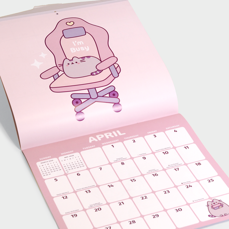 Pusheen 2026 Wall Calendar