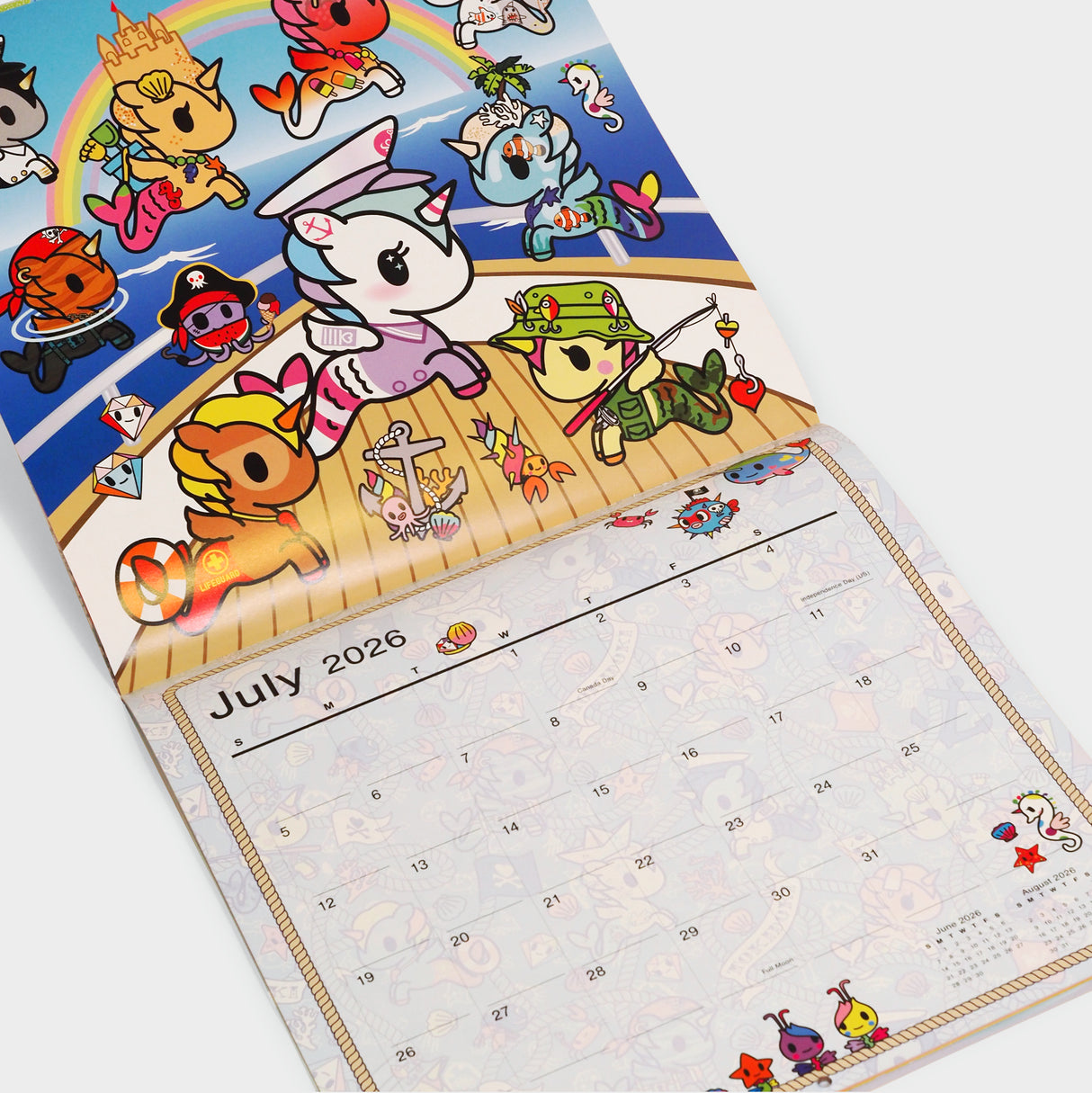Tokidoki 2026 Wall Calendar (Includes Stickers)