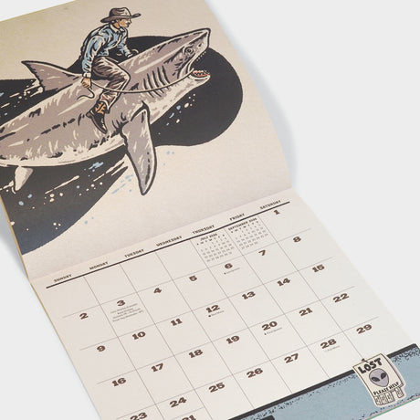 Weird West 2026 Wall Calendar