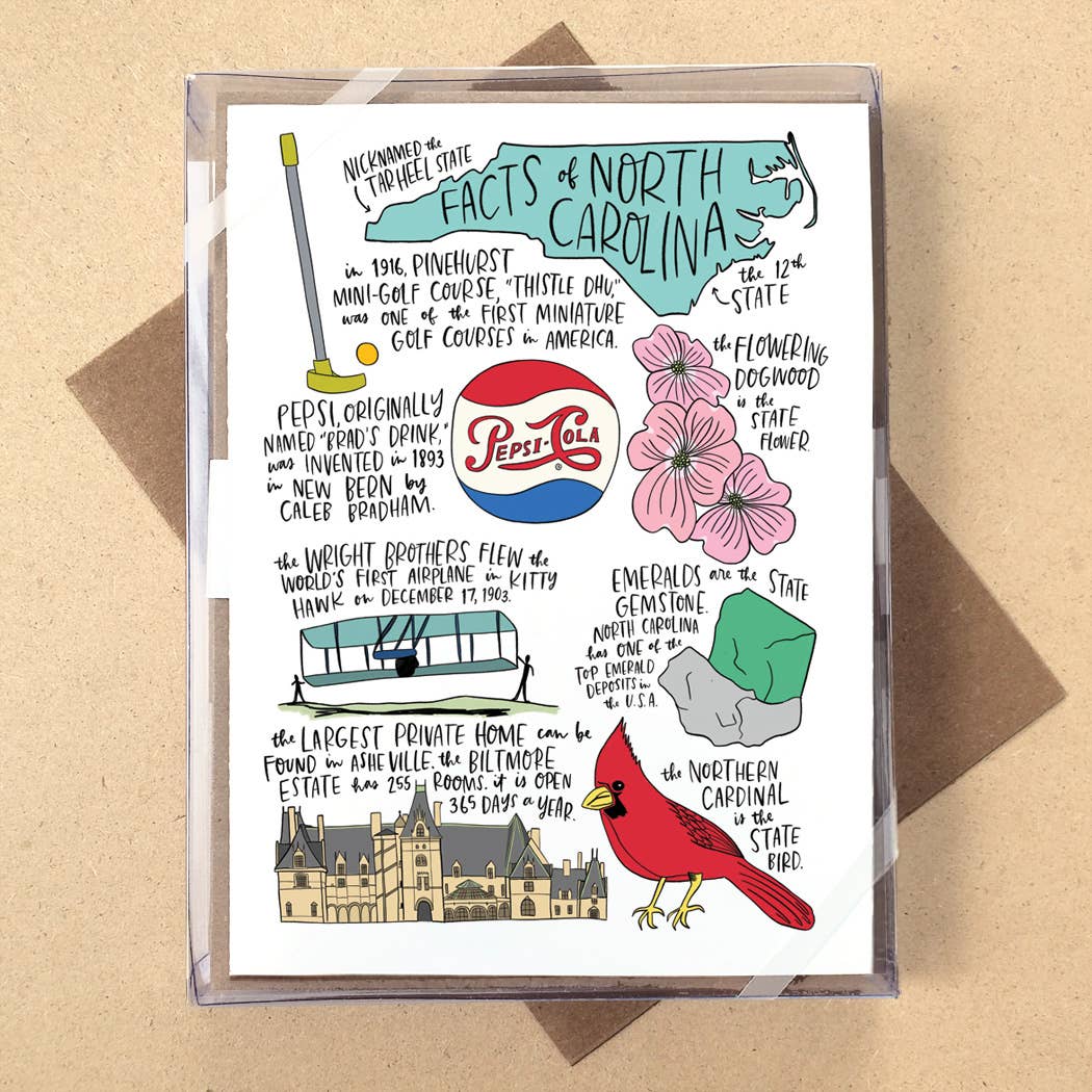 California State Facts Boxed Card Set