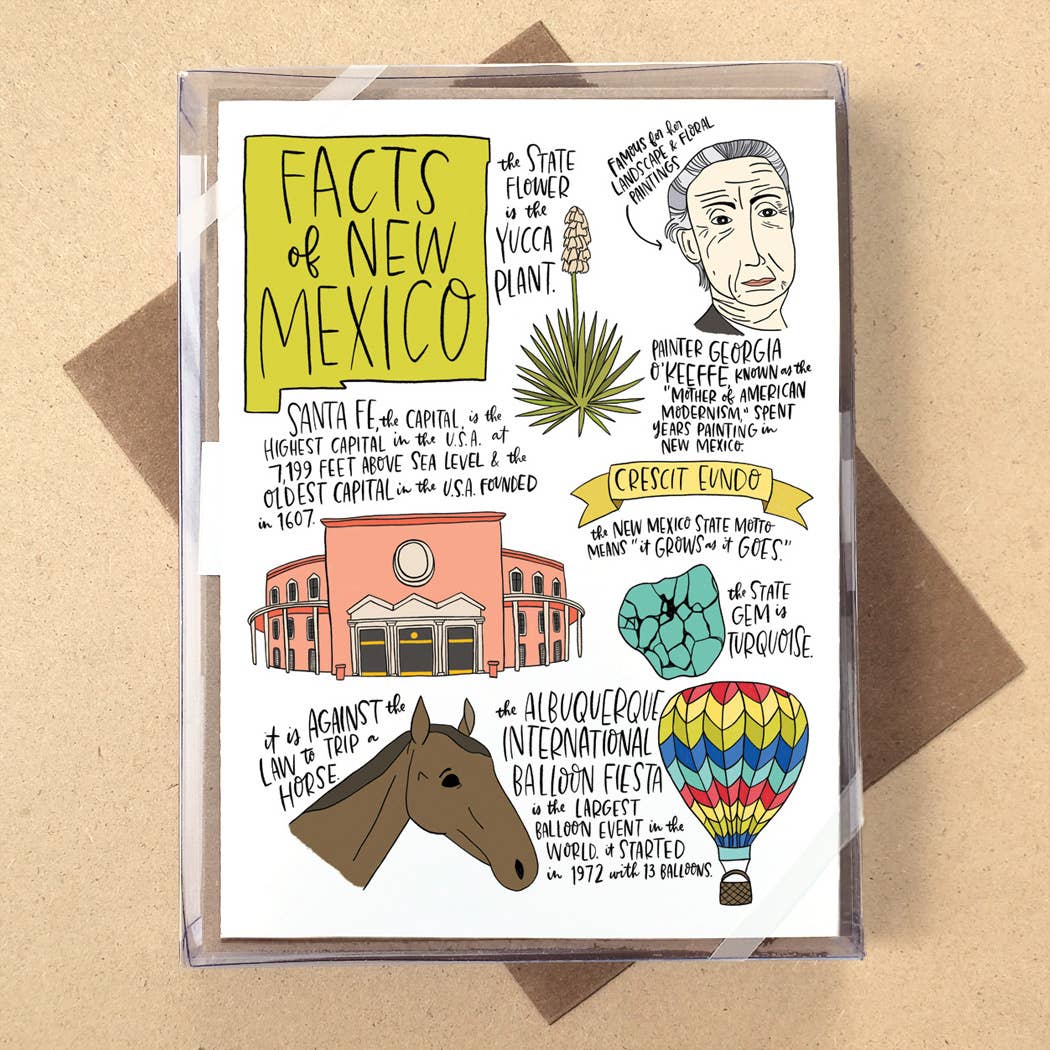 California State Facts Boxed Card Set