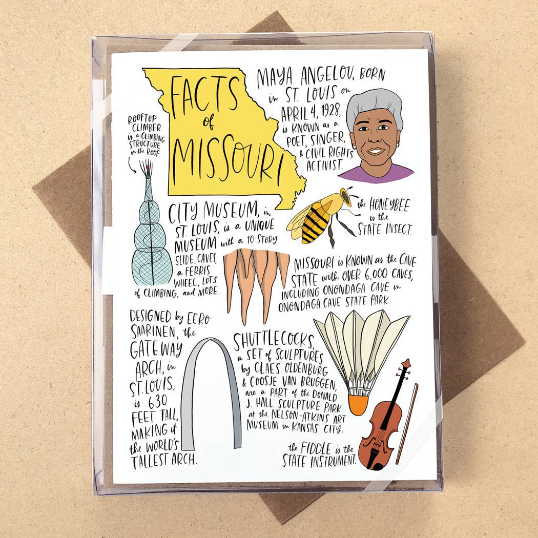 California State Facts Boxed Card Set