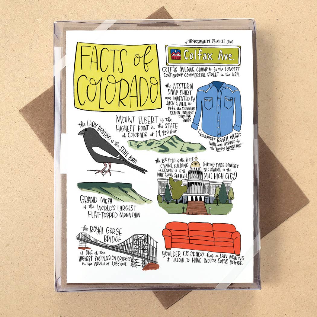 California State Facts Boxed Card Set