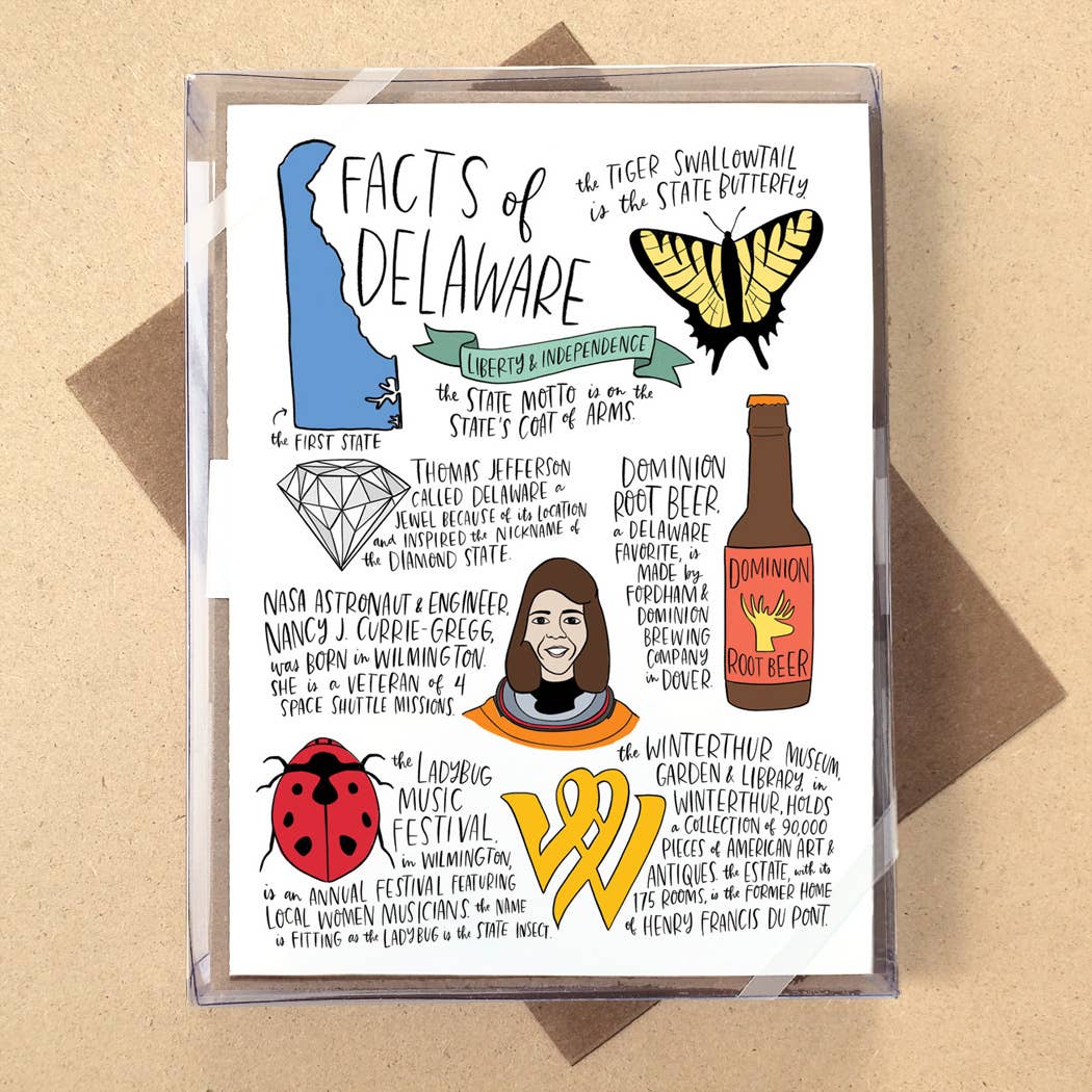 California State Facts Boxed Card Set