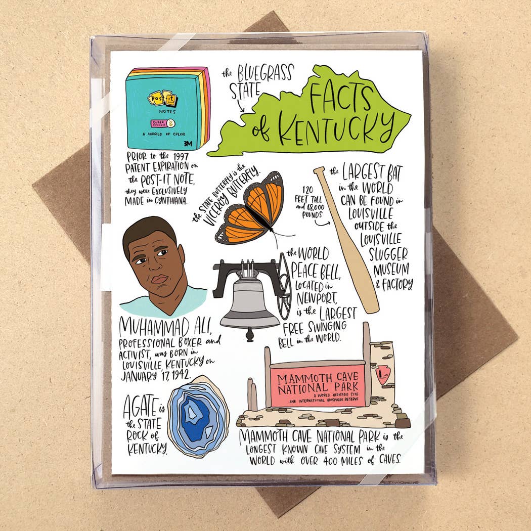 California State Facts Boxed Card Set