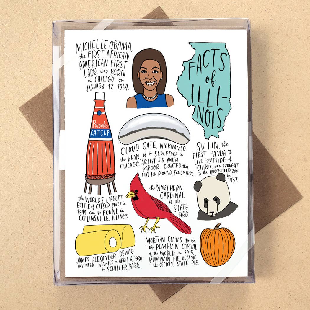 California State Facts Boxed Card Set