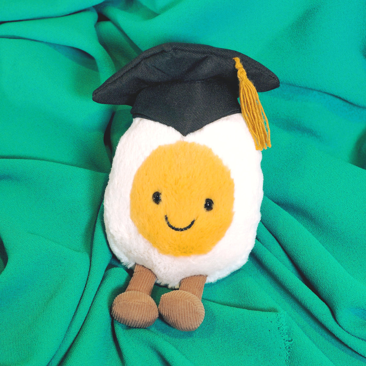 Amuseables Boiled Egg Graduation Plush Toy