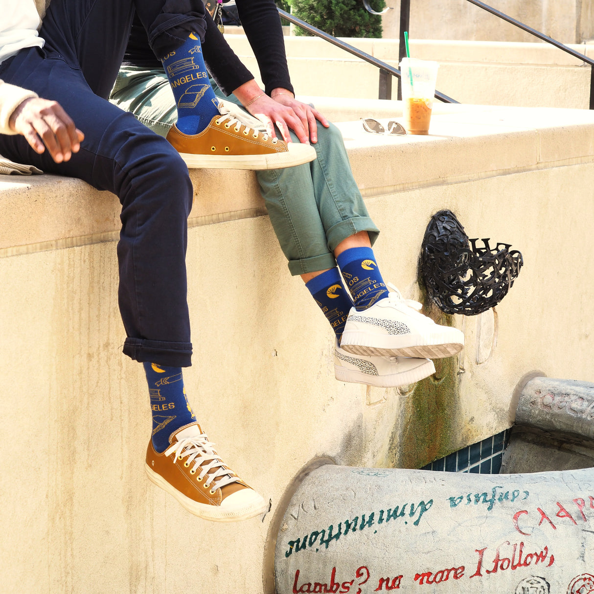 Bigger Than Books Los Angeles Public Library Crew Socks