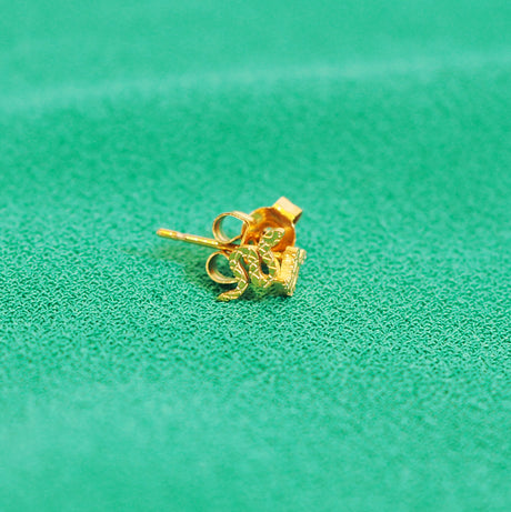 Black Agate Bowl & Gold Snake Studs You're Magic Set