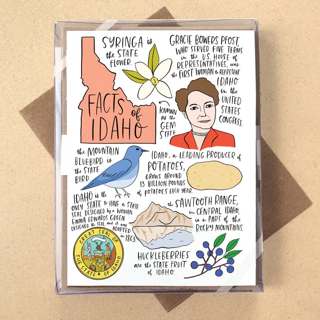 California State Facts Boxed Card Set