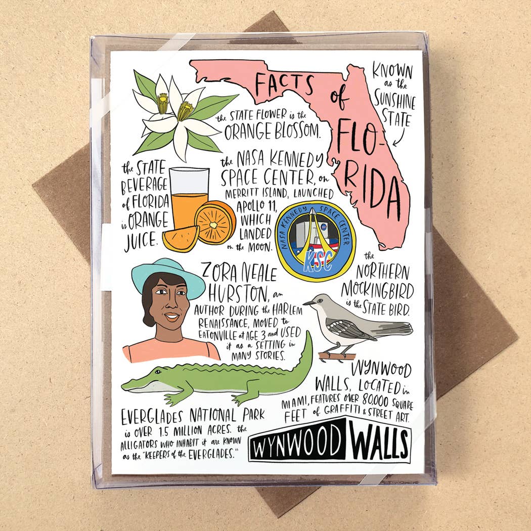 California State Facts Boxed Card Set