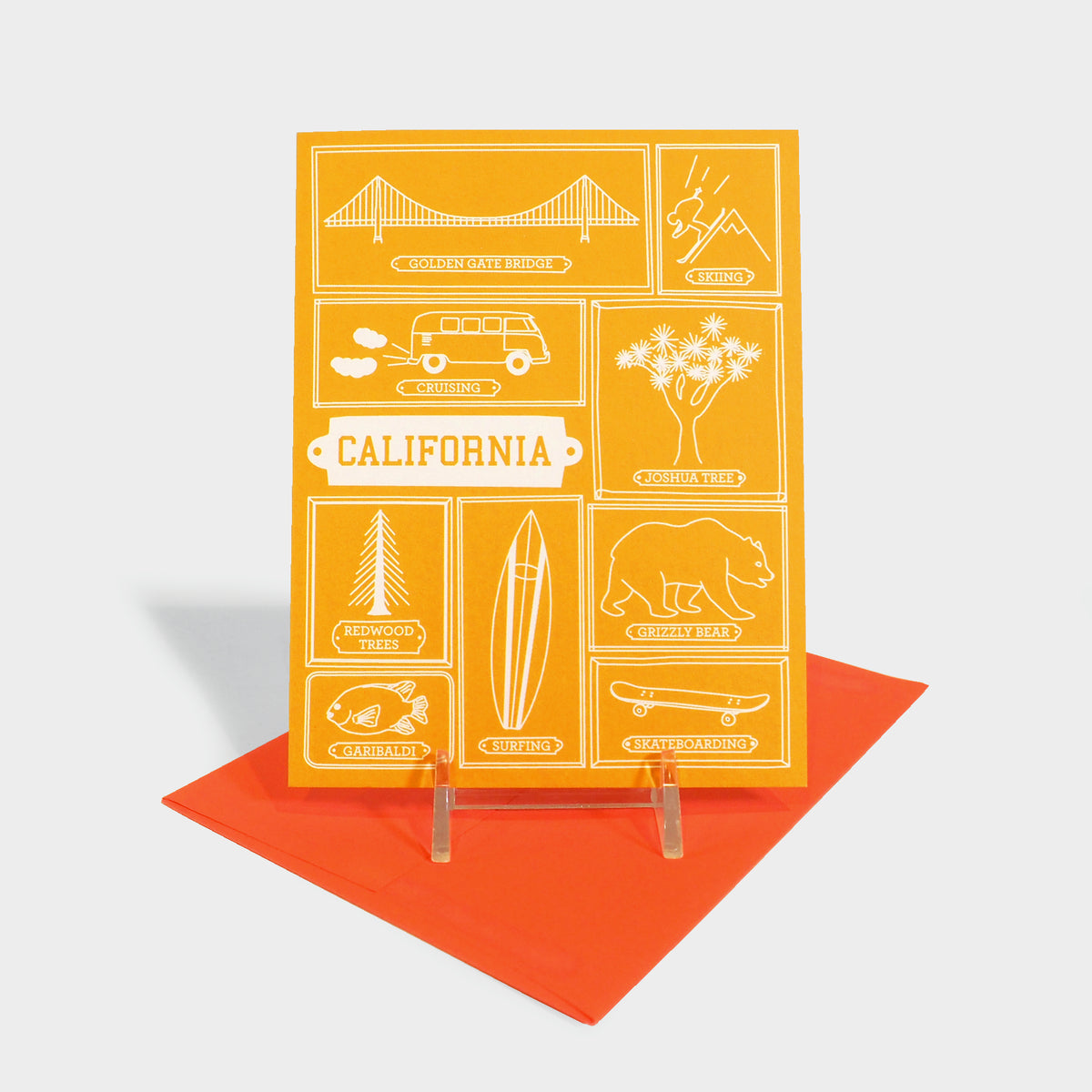 California Frames Greeting Card The Library Store