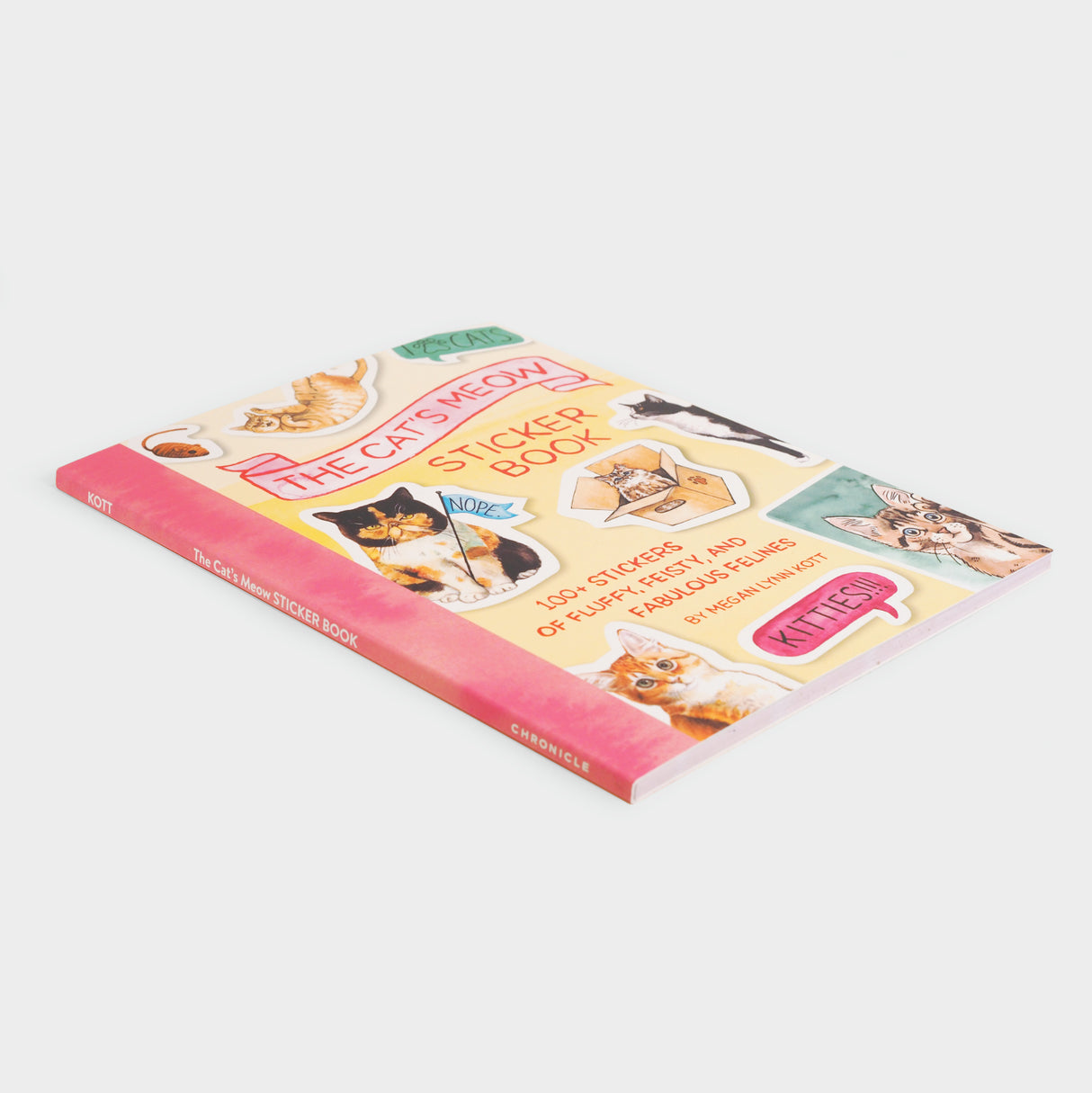 The Cat's Meow Sticker Book: 100+ Stickers of Fluffy, Feisty, and Fabulous Felines