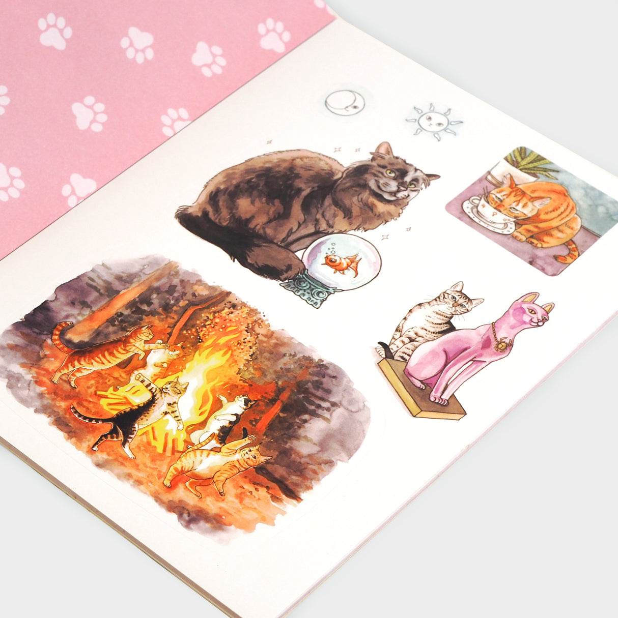The Cat's Meow Sticker Book: 100+ Stickers of Fluffy, Feisty, and Fabulous Felines