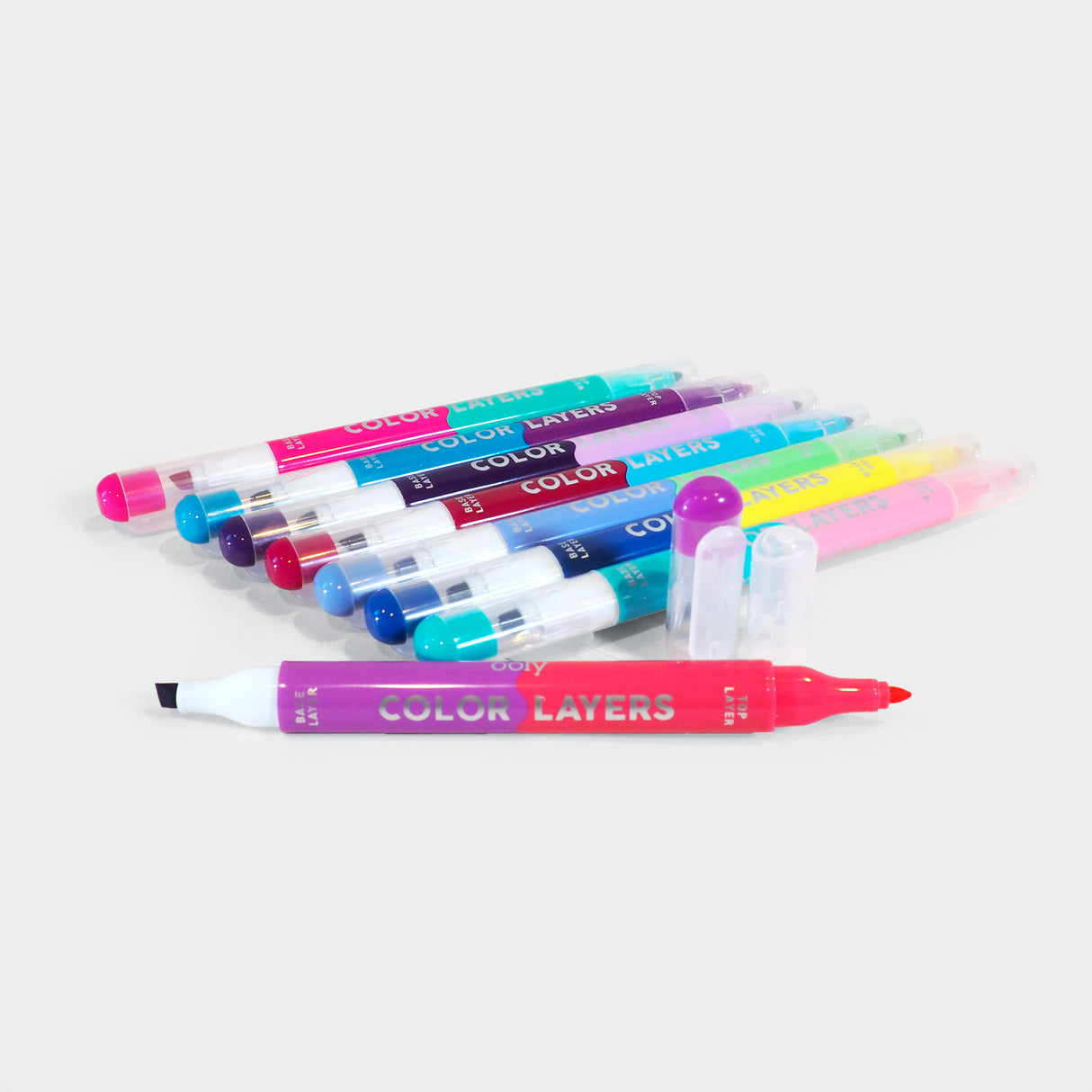 Color Layers Overlaying Double Ended Markers