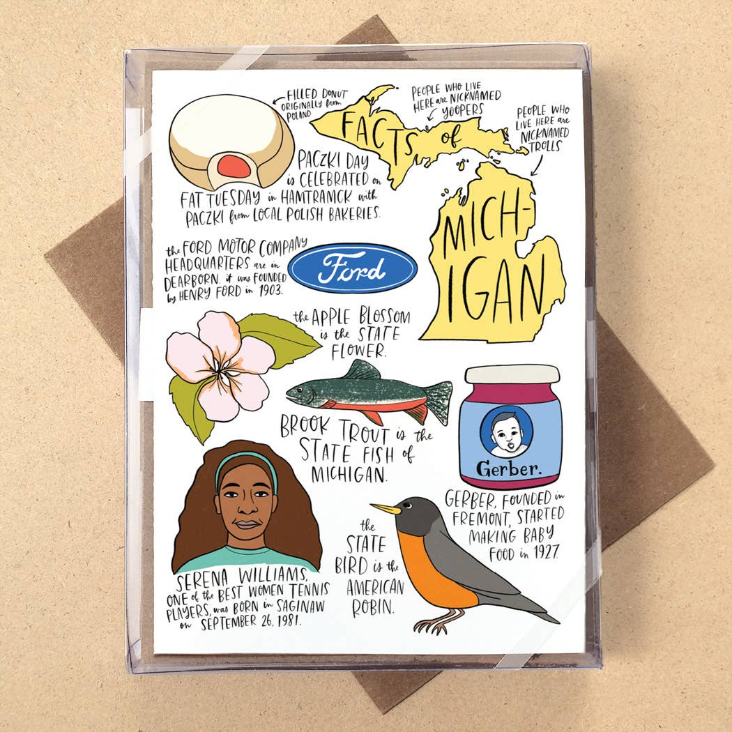 California State Facts Boxed Card Set