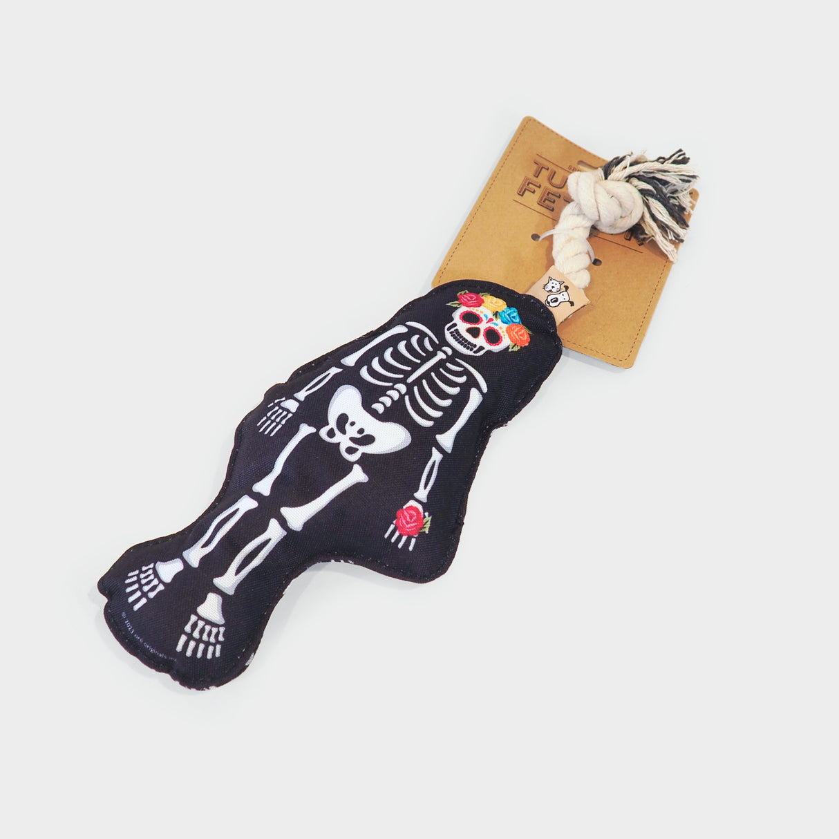 Day of the Dead Skeleton Pet Toy Rope