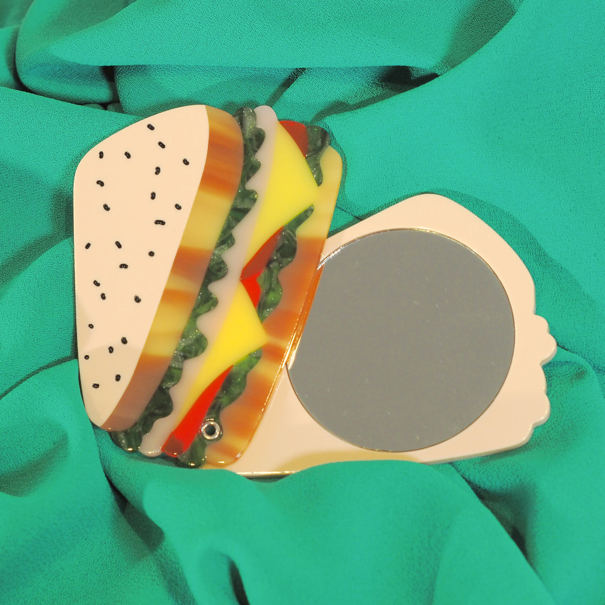 Deli Sandwich Compact Mirror