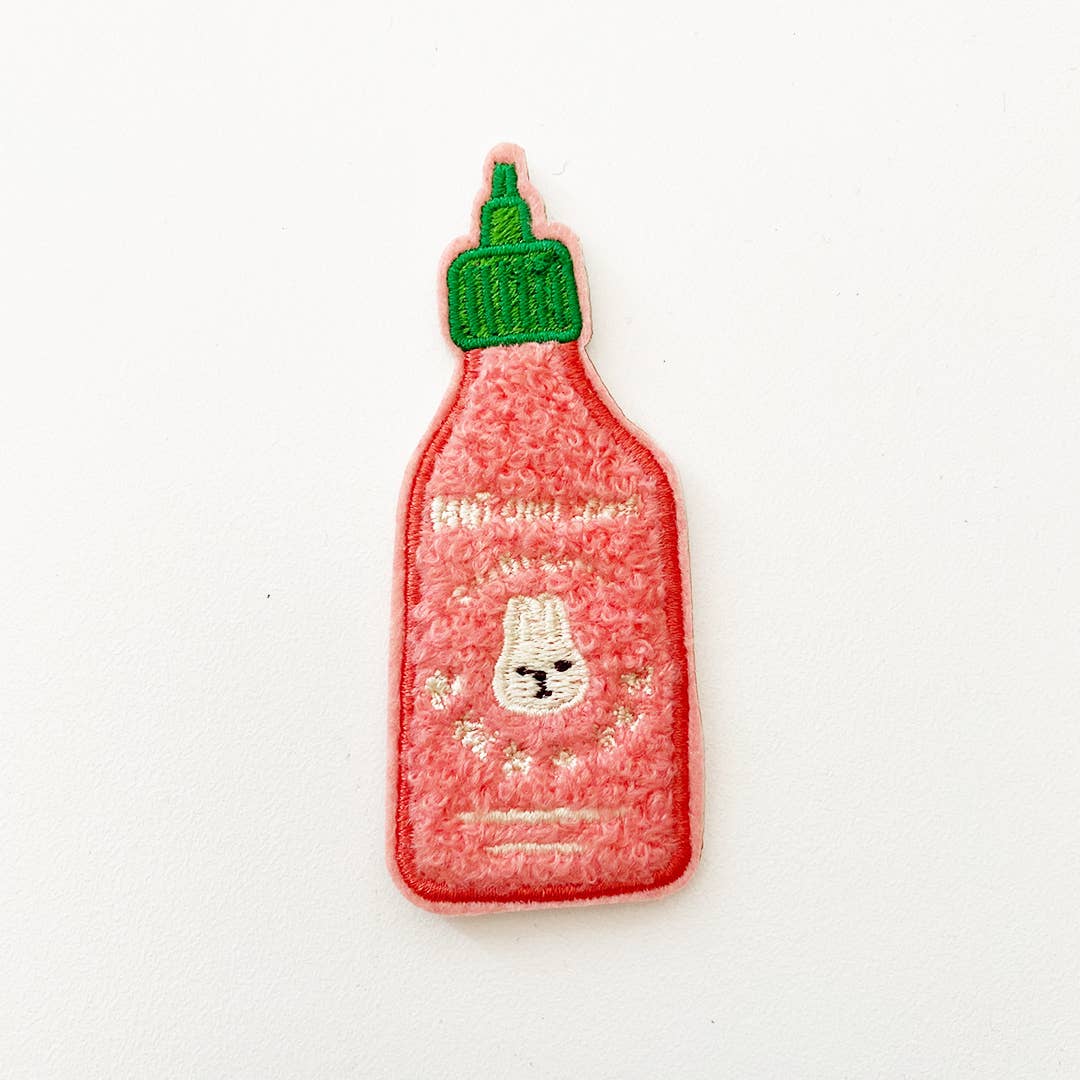 Hot Sauce Stick-On Chenille Patch