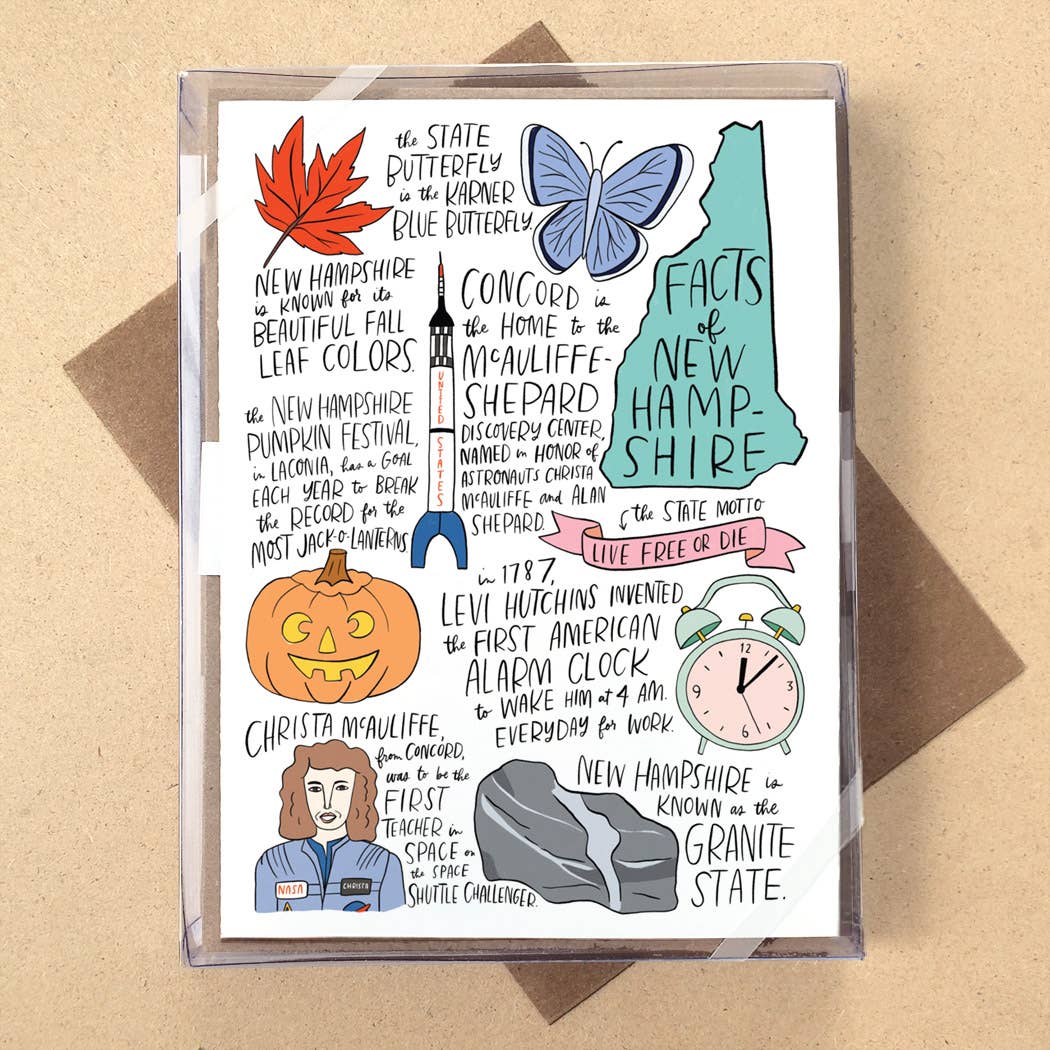 California State Facts Boxed Card Set