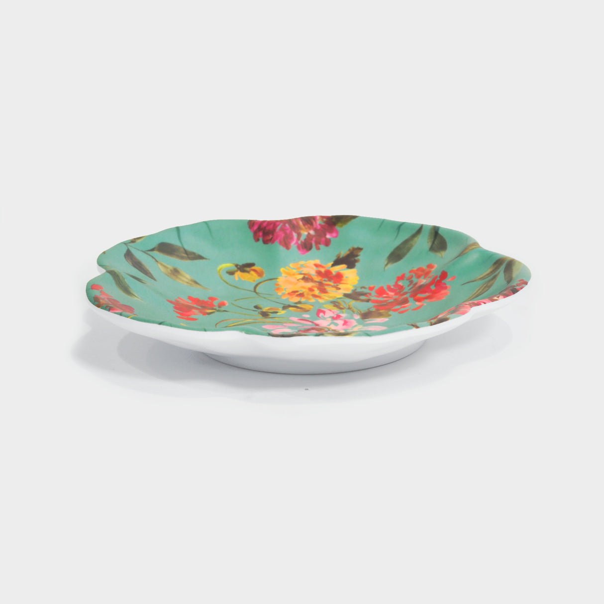 Garden Brights Salad Plate - Teal