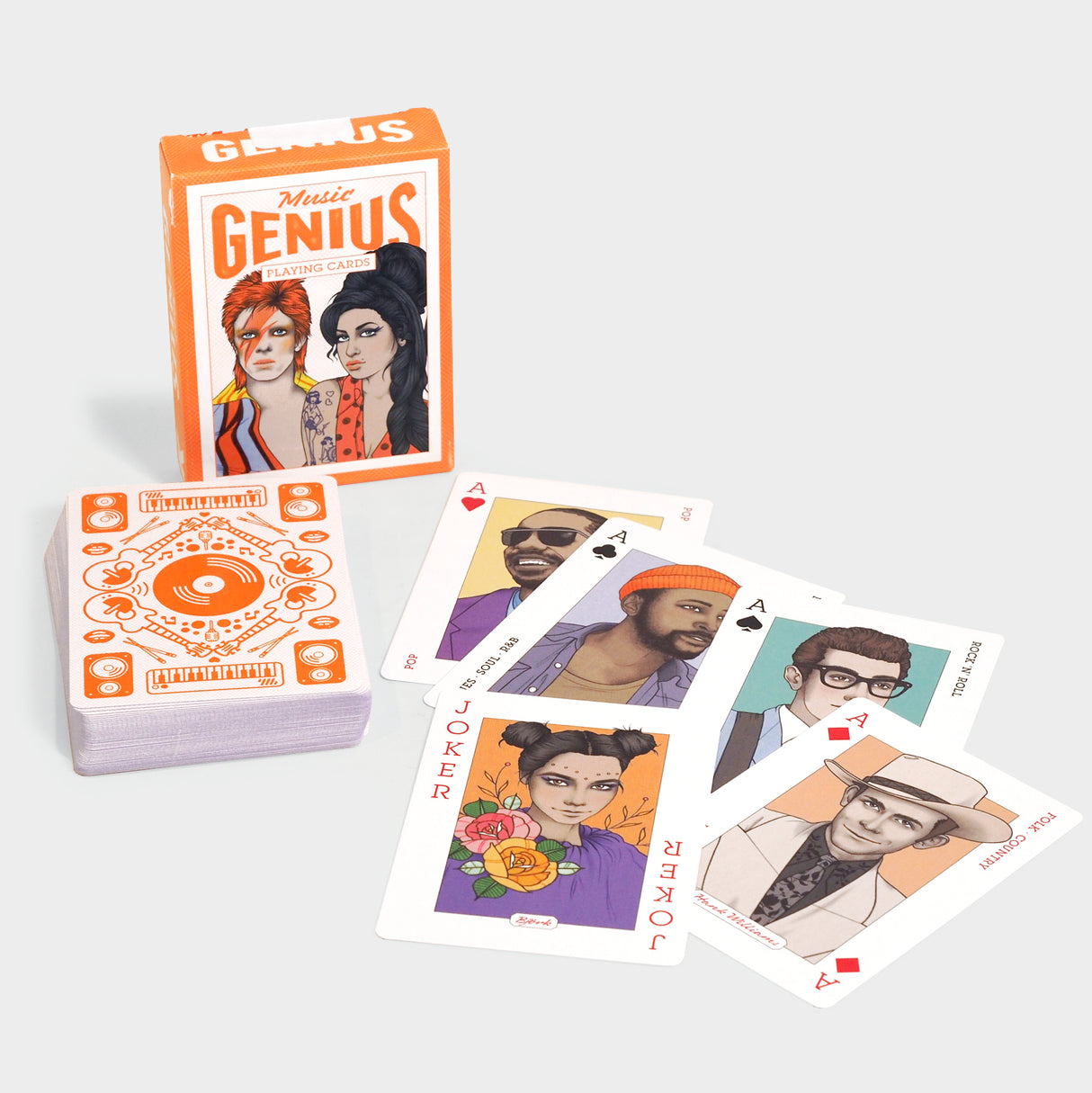 Genius Music Playing Cards