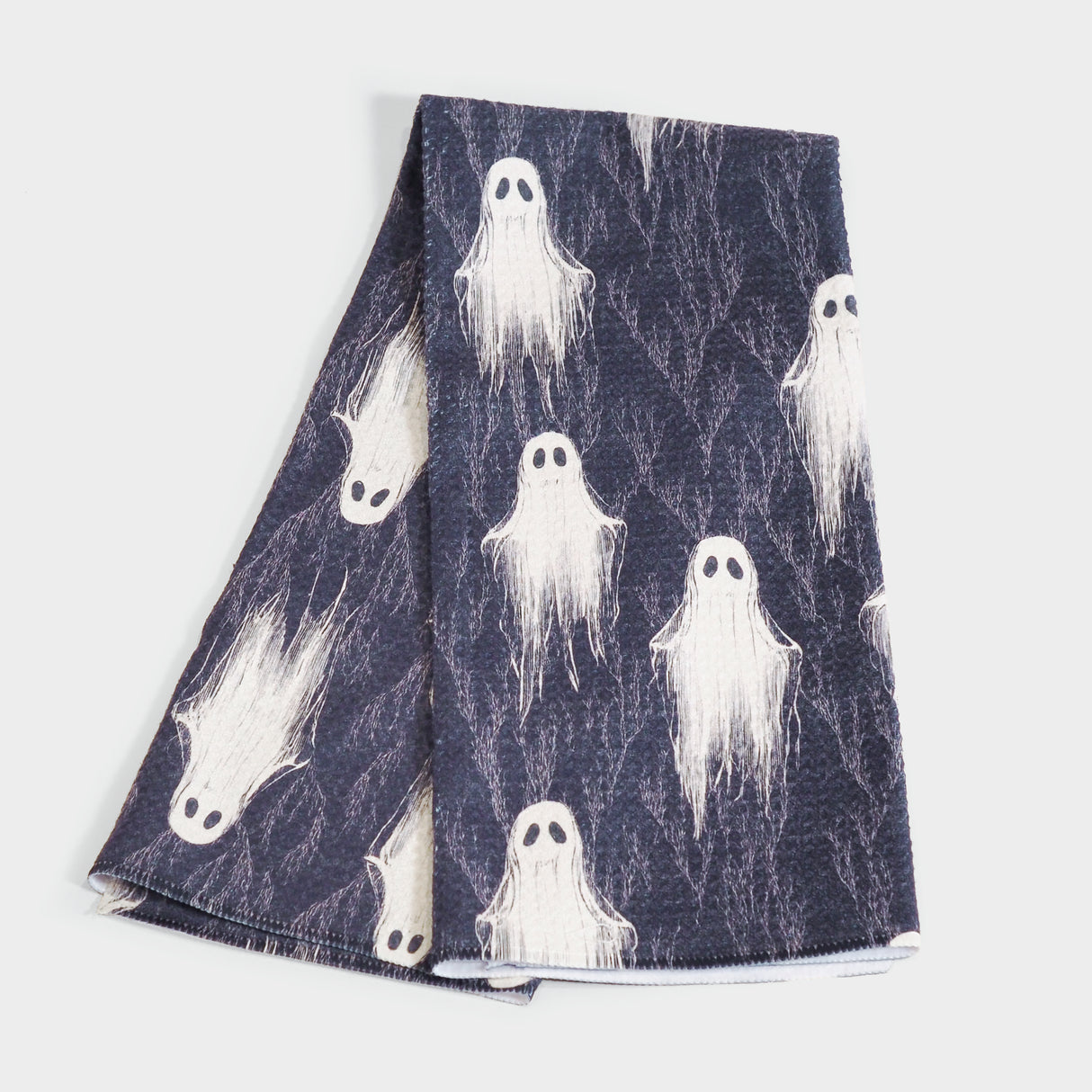 Ghosting Around Tea Towel