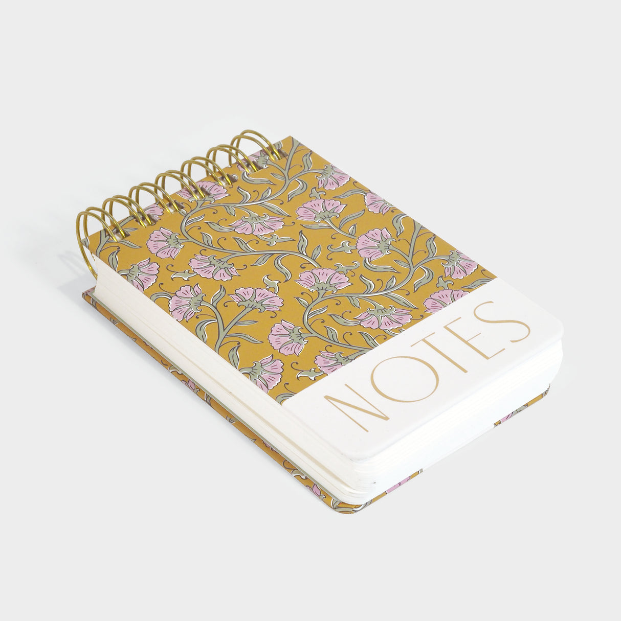 Gold Vintage Floral Chunky Notepad