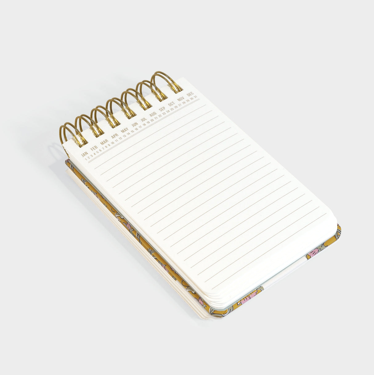 Gold Vintage Floral Chunky Notepad