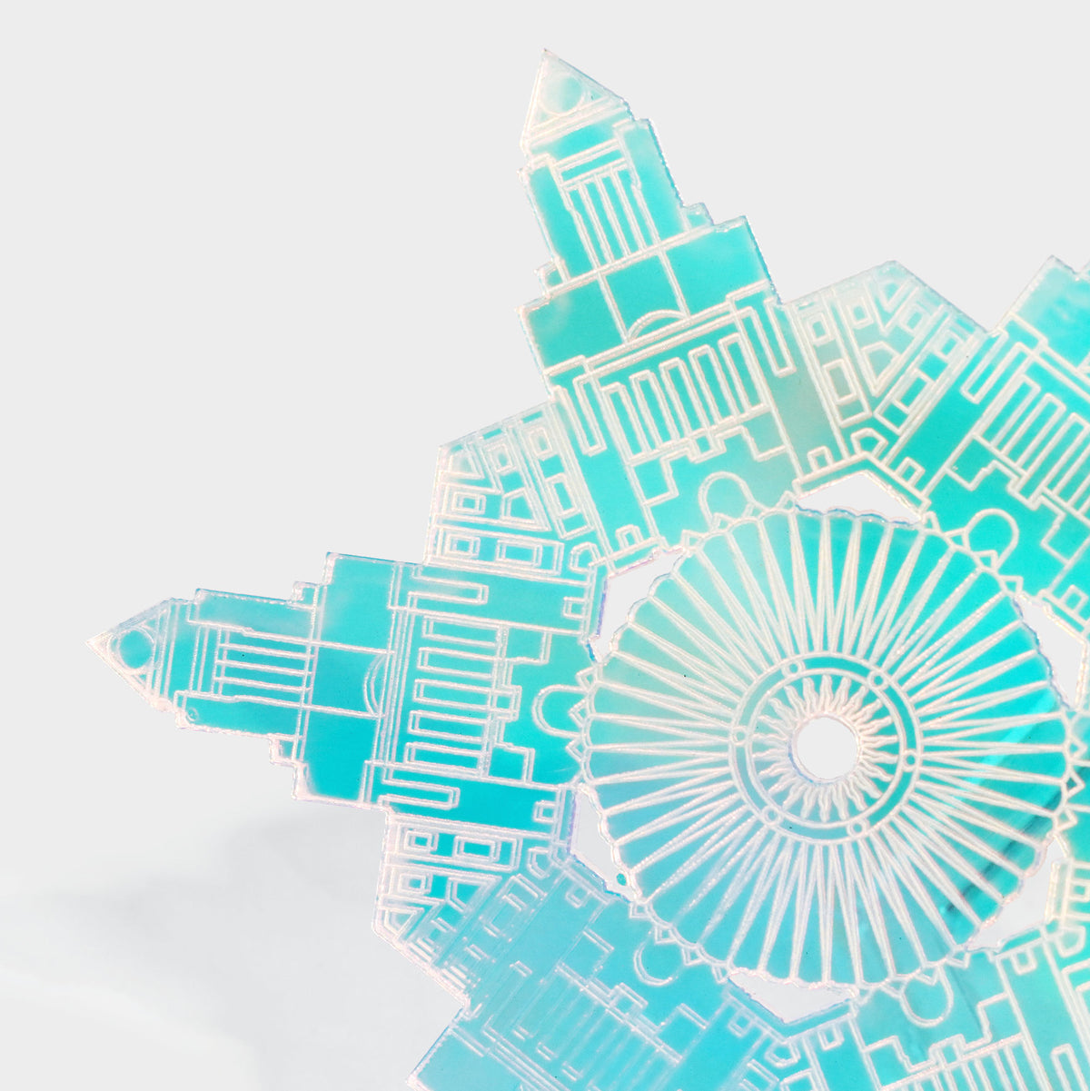 LA Holiday Ornament - Central Library