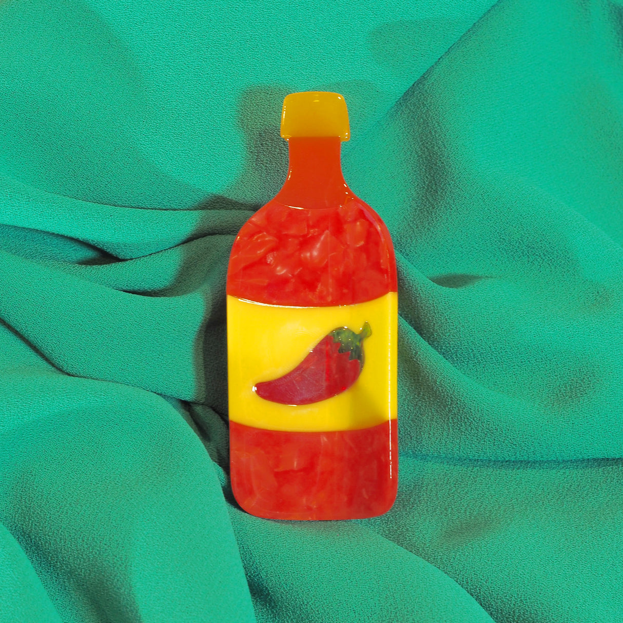 Large Hot Sauce Hair Claw Clip