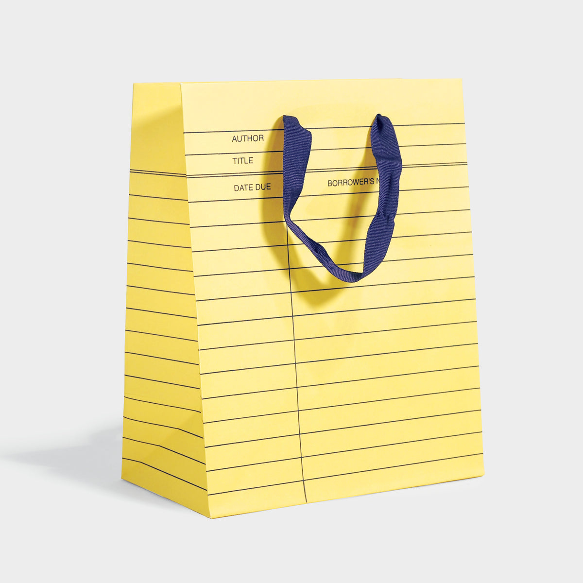Library Card Medium Gift Bag The Library Store