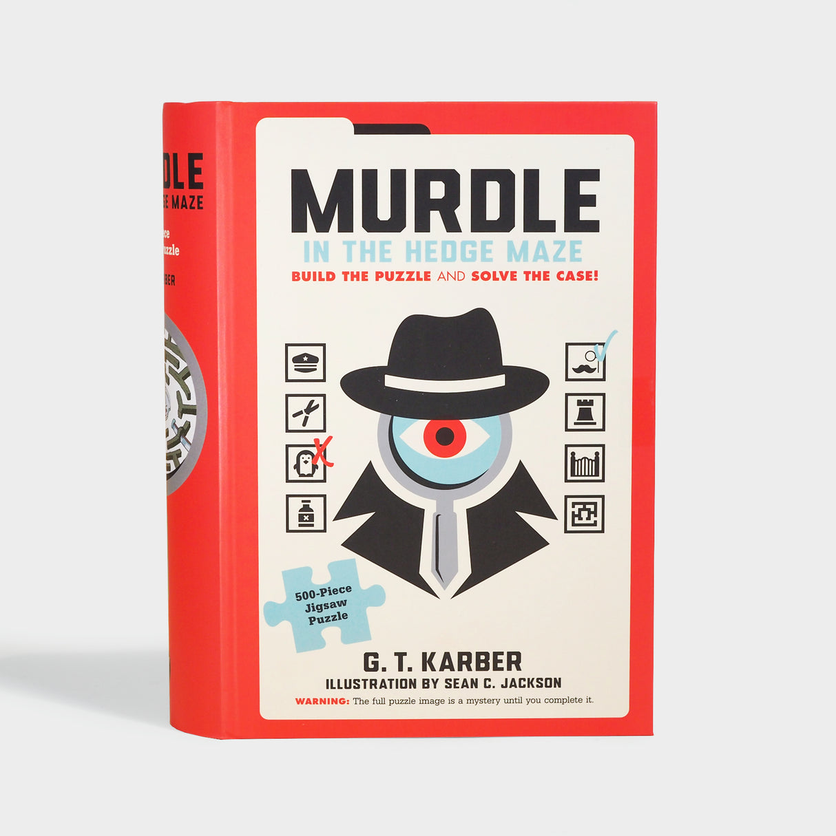 Murdle in The Hedge Maze 500-Piece Jigsaw Puzzle