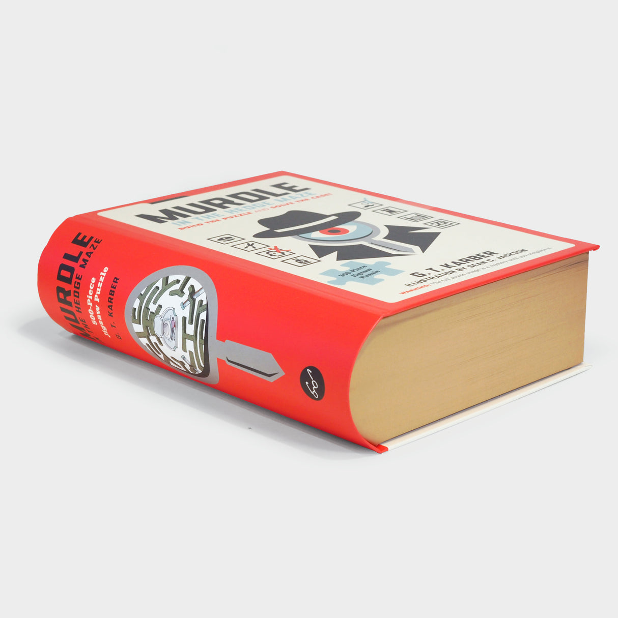 Murdle in The Hedge Maze 500-Piece Jigsaw Puzzle