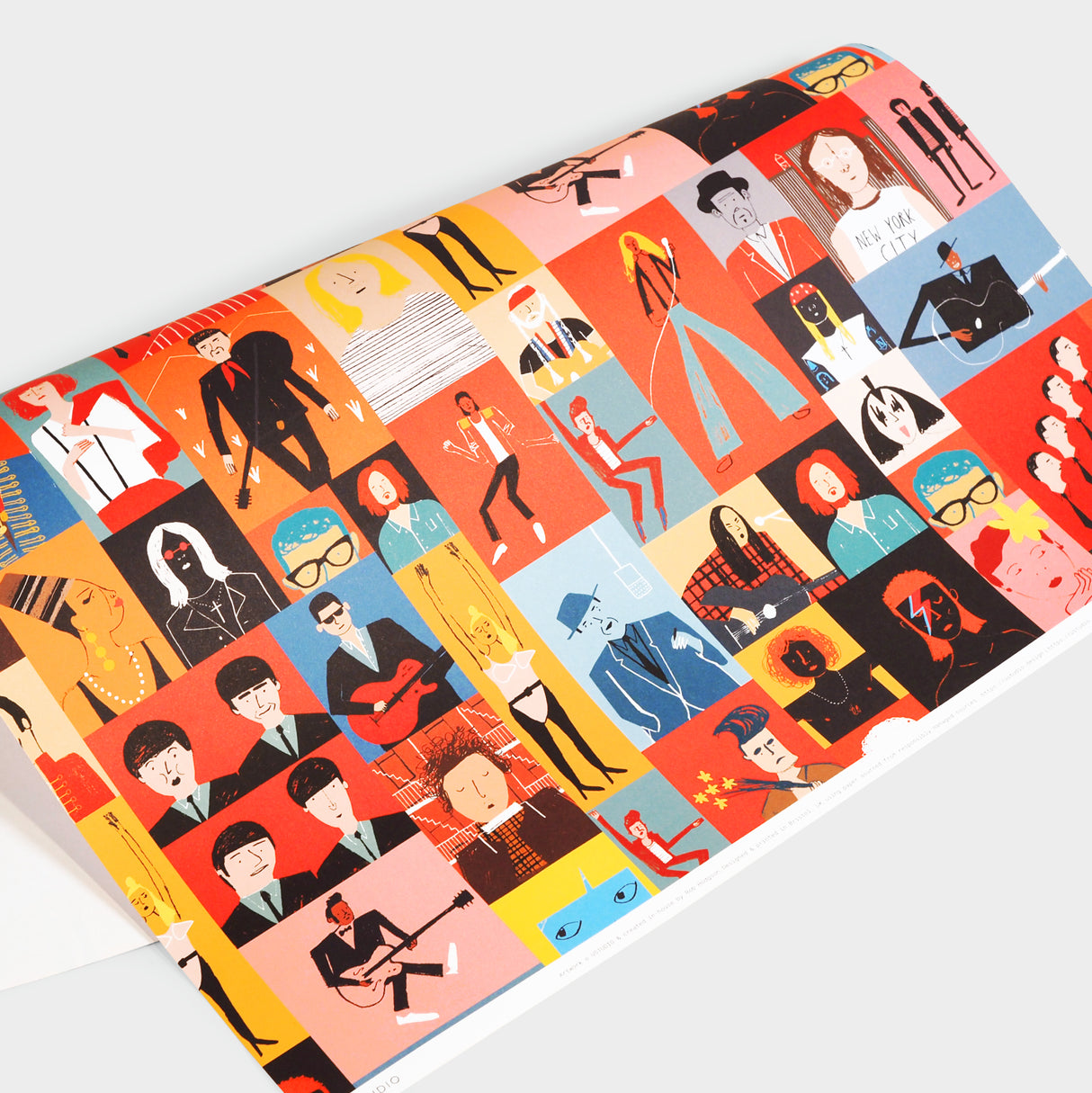 Musicians Gift Wrap Sheet