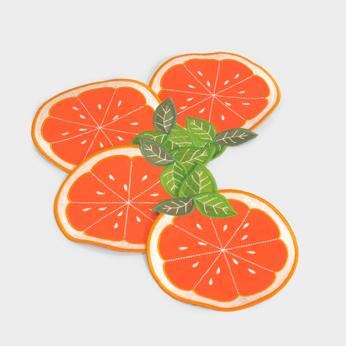 Orange Slice Cocktail Napkins Set of 4