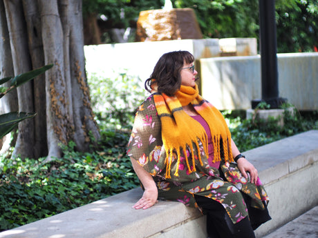 Sammy Cosy Scarf in Mustard