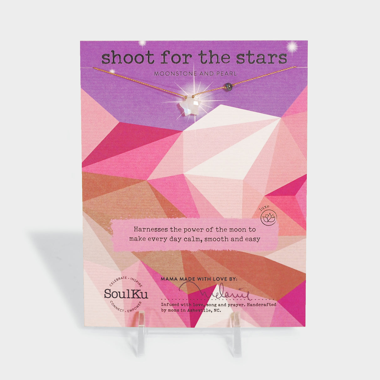 Shoot For the Stars Moonstone Necklace