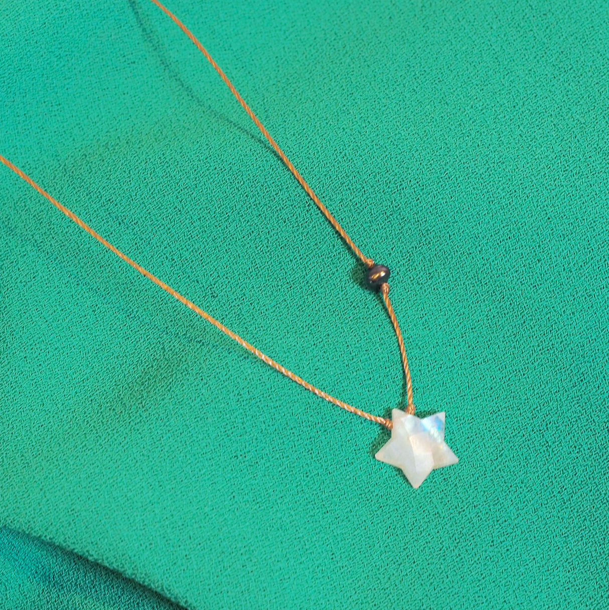 Shoot For the Stars Moonstone Necklace