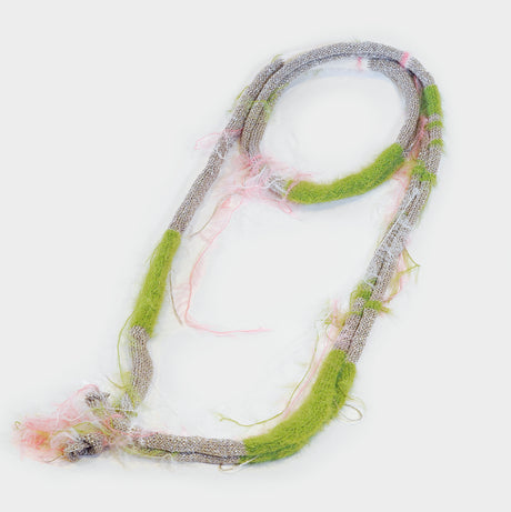 Skinny Vintage Tassel Y2K Scarf