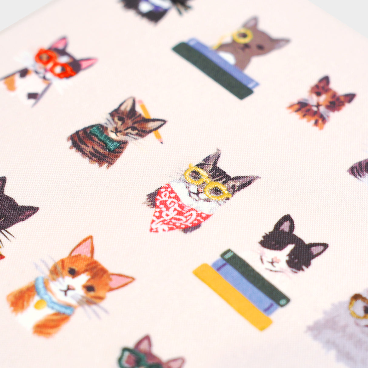 Studious Cats Embroidered Journal