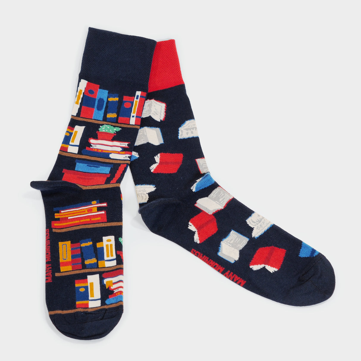 The Book Story Crew Socks Size Medium