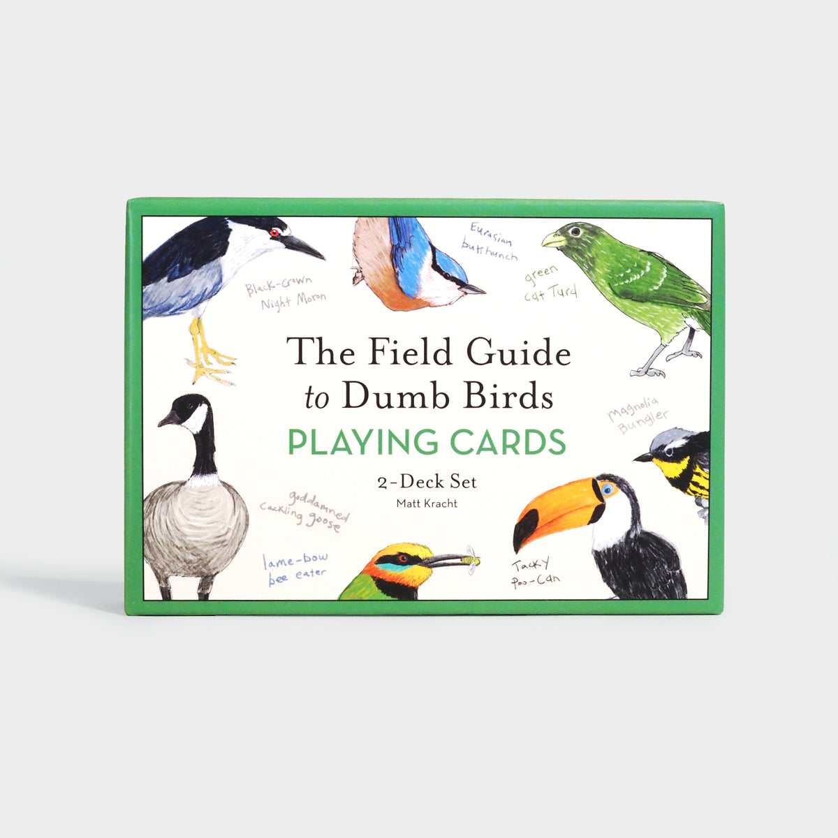 The Field Guide to Dumb Birds Playing Cards (2-Deck Set)