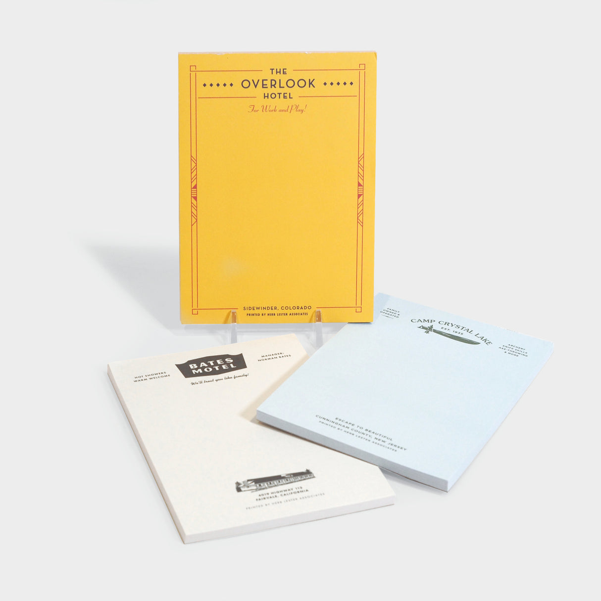 The Horror Set: Fictional Hotel Notepads