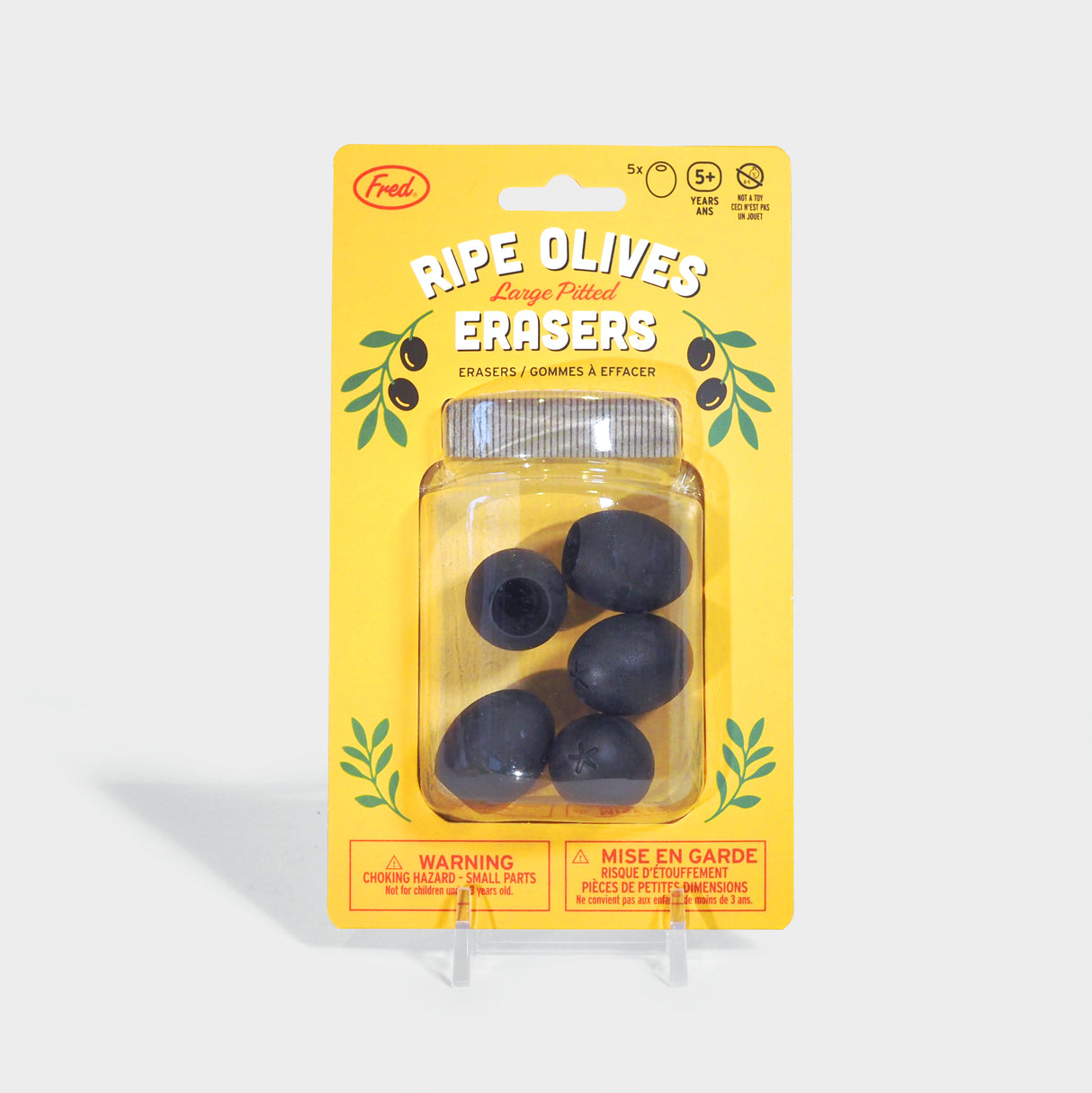 Uncanny Olive Erasers